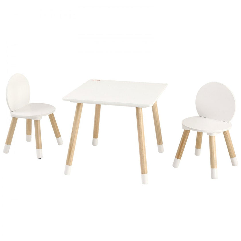 VEVOR Kids Table and 2 Chairs Set, Toddler Table and Chair Set, Children Multi-Activity Table for Art, Craft, Reading, Learning