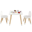 VEVOR Kids Table and 2 Chairs Set, Toddler Table and Chair Set, Children Multi-Activity Table for Art, Craft, Reading, Learning