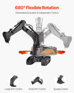 VEVOR Remote Control Excavator Toy 22 Channel 1:14 Scale RC Excavator Digger