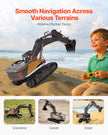 VEVOR Remote Control Excavator Toy 22 Channel 1:14 Scale RC Excavator Digger