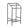 VEVOR Towel Rack 3 Bars Outdoor Towel Holder with Bottom Storage for Pool Spa