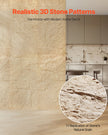 VEVOR 3D Wall Panels 4 Pack 48x24'' PU Stone-Look 32 Sq.Ft Coverage Stone Yellow