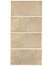VEVOR 3D Wall Panels 4 Pack 48x24'' PU Stone-Look 32 Sq.Ft Coverage Stone Yellow