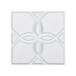 VEVOR 3D Wall Panels 33-Pack 11.81x11.81'' PVC 32 Sq.Ft Coverage Floral White