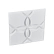 VEVOR 3D Wall Panels 33-Pack 11.81x11.81'' PVC 32 Sq.Ft Coverage Floral White