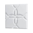VEVOR 3D Wall Panels 33-Pack 11.81x11.81'' PVC 32 Sq.Ft Coverage Floral White