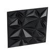 VEVOR 3D Wall Panels 33-Pack 11.81x11.81'' PVC 32 Sq.Ft Coverage Diamond Black