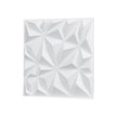 VEVOR 3D Wall Panels 33-Pack 11.81x11.81'' PVC 32 Sq.Ft Coverage Diamond White