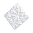 VEVOR 3D Wall Panels 33-Pack 11.81x11.81'' PVC 32 Sq.Ft Coverage Diamond White