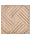 VEVOR 3D Slat Wall Panels 12-Pack 19.7x19.7'' PVC 32 Sq.Ft Coverage Light Wood