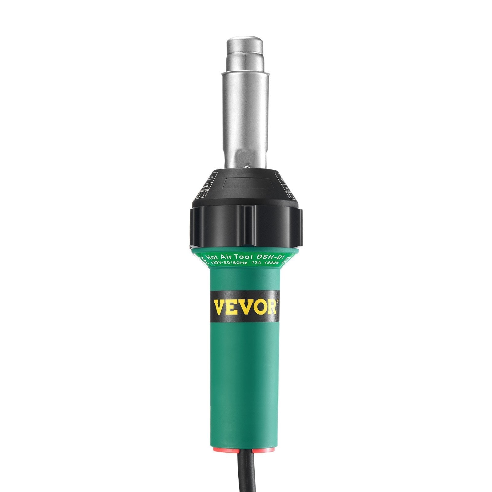 VEVOR Hot Air Plastic Welder 1600W PVC TPO Vinyl Heat Gun Torch & 9 Accessories