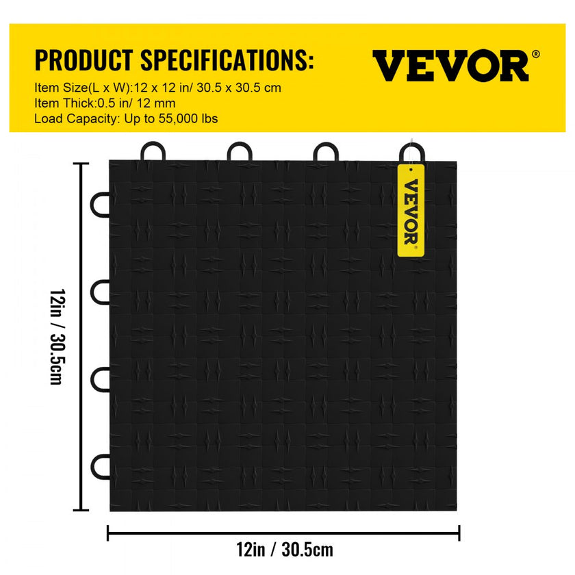 VEVOR Garage Tiles Interlocking 12