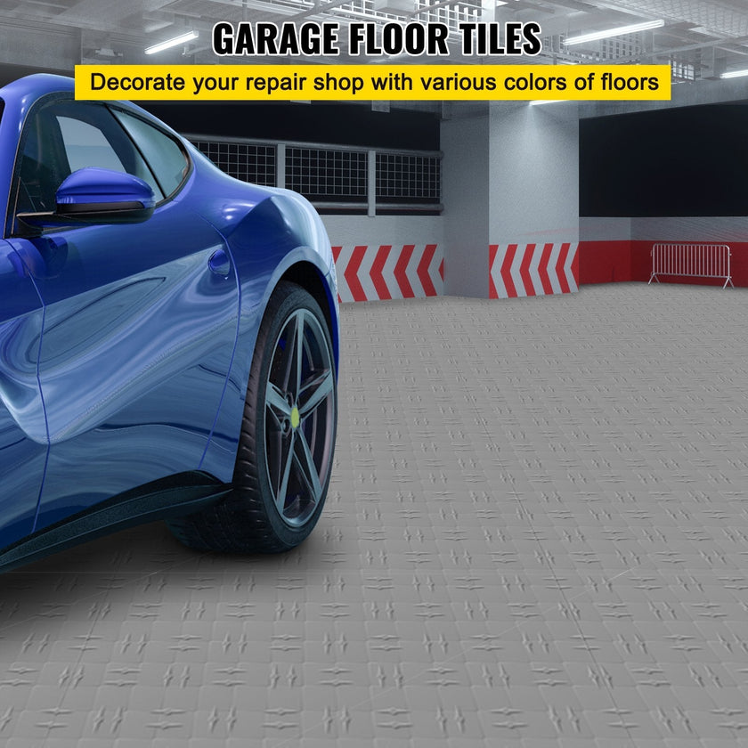 VEVOR Garage Tiles Interlocking Garage Flooring Tiles 12x12