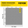 VEVOR Garage Tiles Interlocking Garage Flooring Tiles 12x12