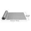 VEVOR Garage Floor Mat 25.5 x 3.6 Ft Garage Flooring 2.5mm Thickness Silver Garage Mat PVC Garage Floor Mats for Under Cars