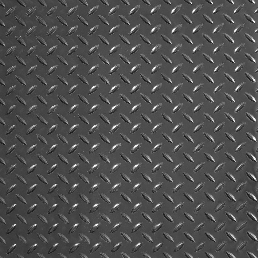 VEVOR Garage Floor Mats 2 Rolls 17 x 3.6 Ft Garage Mat 2.5mm Thickness Black Garage Flooring PVC Garage Mats for Under Car