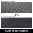 VEVOR Garage Floor Mats 2 Rolls 25.6 x 3.6 Ft Garage Mat 2.5mm Thickness Black Garage Flooring PVC Garage Mats for Under Car