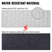 VEVOR Garage Floor Mat 3.9x6.56ft Vinyl Garage Flooring Roll Anti-Slide Diamond Texture Silver Garage Mats for Under Car 25.6sqft Covering Space DIY PVC Garage Floor Mat for Gyms Boats Car Trailer