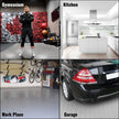 VEVOR Garage Floor Mat 3.9x6.56ft Vinyl Garage Flooring Roll Anti-Slide Diamond Texture Silver Garage Mats for Under Car 25.6sqft Covering Space DIY PVC Garage Floor Mat for Gyms Boats Car Trailer