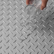 VEVOR Garage Floor Mat 4.9x13ft Vinyl Garage Flooring Roll Anti-Slide Diamond Texture Silver Garage Mats for Under Car 63.7sqft Covering Space DIY PVC Garage Floor Mat for Gyms Boats Car Trailer