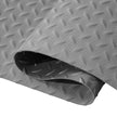 VEVOR Garage Floor Mat 4.9x19ft Vinyl Garage Flooring Roll Anti-Slide Diamond Texture Silver Garage Mats for Under Car 93 sqft Covering Space DIY PVC Garage Floor Mat for Gyms Boats Car Trailer