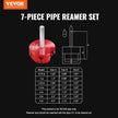 VEVOR PVC Pipe Reamer Tool Pipe Fitting Socket Saver Aluminum Alloy for SCH 40