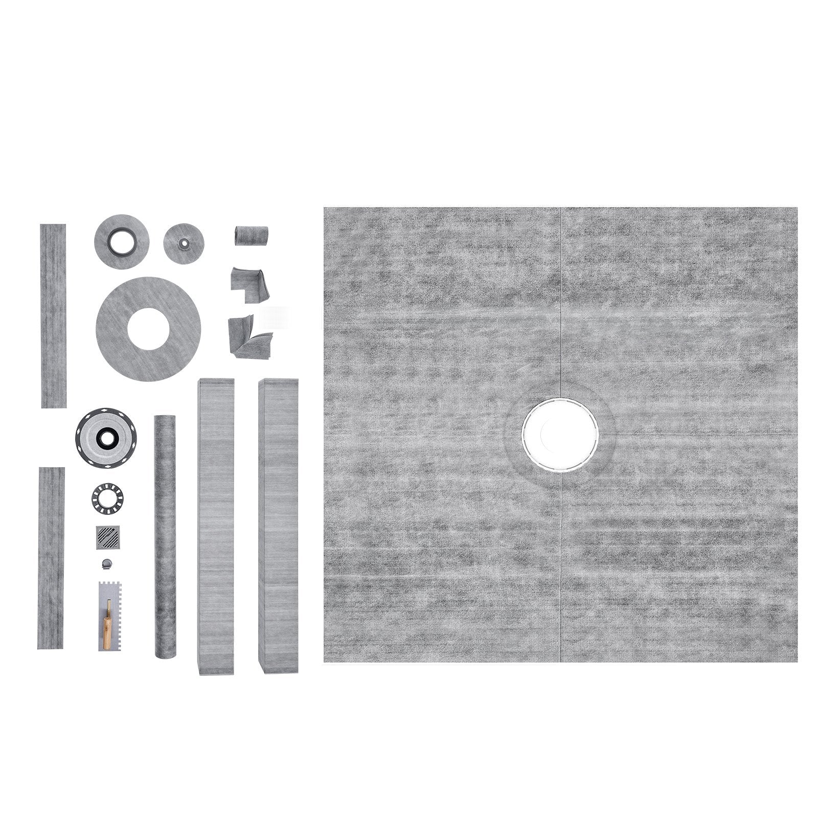 VEVOR Shower Curb Kit, 72