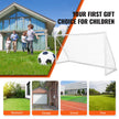 VEVOR Portable Soccer Goal, 12x6 ft Soccer Net, Adults Kids Backyard Soccer Net, Large Practice Soccer Net, Youth Training Soccer Goal Set, All-Weather Outdoor Soccer Goals with Carry Bag, 1 Pack