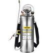 VEVOR 3Gal Stainless Steel Sprayer, Set with 20’’ Wand& Handle& 3FT Reinforced Hose, Hand Pump Sprayer with Pressure Gauge&Safety Valve, Adjustable Nozzle Suitable for Gardening and Sanitizing