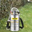 1.5gal/6l Stainless Steel Sprayer Curved Lance 3.3-inch Reinforced Hose Fan Tip