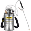 1.5gal/6l Stainless Steel Sprayer Curved Lance 3.3-inch Reinforced Hose Fan Tip
