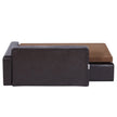 VEVOR Pet Sofa, Dog Couch for Large-Sized Dogs and Cats, Soft Leather Dog Sofa Bed, 110 lbs Loading Cat Sofa, Brown