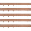 VEVOR Steel Lawn Edging Metal Landscape Edging 5PCS 4
