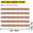 VEVOR Steel Lawn Edging Metal Landscape Edging 5PCS 4