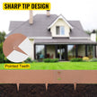 VEVOR Steel Lawn Edging Metal Landscape Edging 5PCS 5