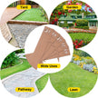 VEVOR Steel Lawn Edging Metal Landscape Edging 5PCS 5