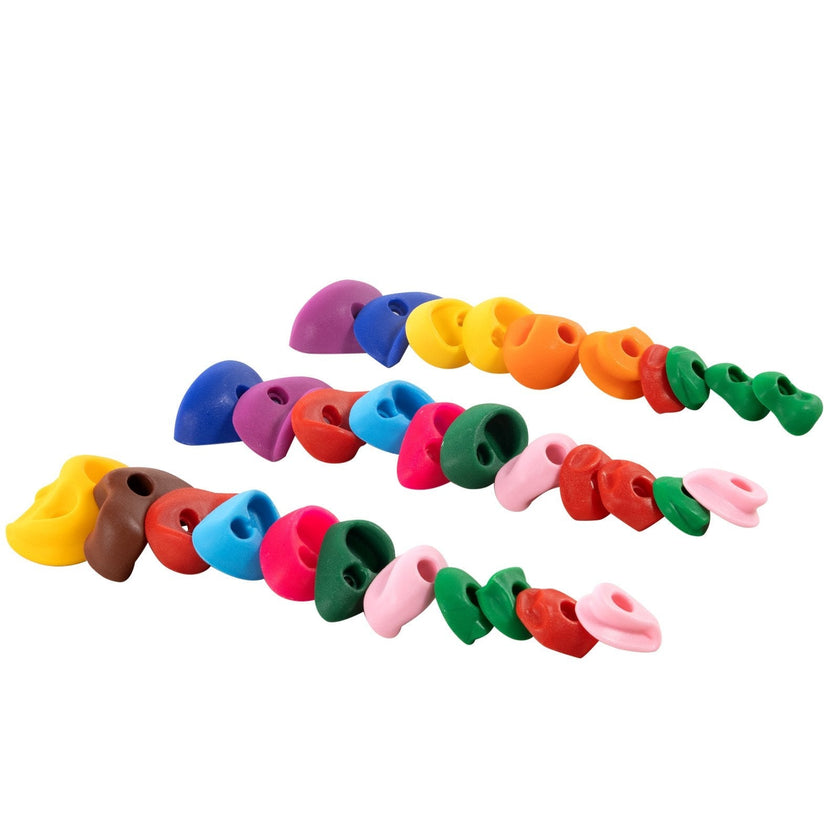 VEVOR 32 Rock Climbing Holds Climbing Rocks Rock Wall Holds Grip Indoor/Outdoor