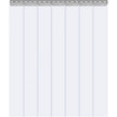 VEVOR PVC Strip Curtain 107 x 213.4 cm Slat Blind Transparent Soft PVC + DOTP 2 mm Thickness Strip Curtain Stable Curtain Including Mounting Material Ideal for Doors up to Approx. 107 cm