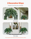VEVOR Artificial Boston Fern Large Plastic Fern 88 Branches Indoor Outdoor Decor