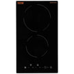 VEVOR Built in Electric Stove Top, 20 x 11.6 inch 2 Burners, 240V Glass Radiant Cooktop with Sensor Touch Control, Timer & Child Lock Included, 9 Power Levels for Simmer Steam Slow Cook Fry