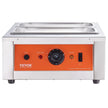 VEVOR Chocolate Tempering Machine, 17.6 Lbs 2 Tanks Chocolate Melting Pot TEMP Control 86~185℉, 1500W Stainless Steel Electric Commercial Food Warmer For Chocolate/Milk/Cream Melting and Heating