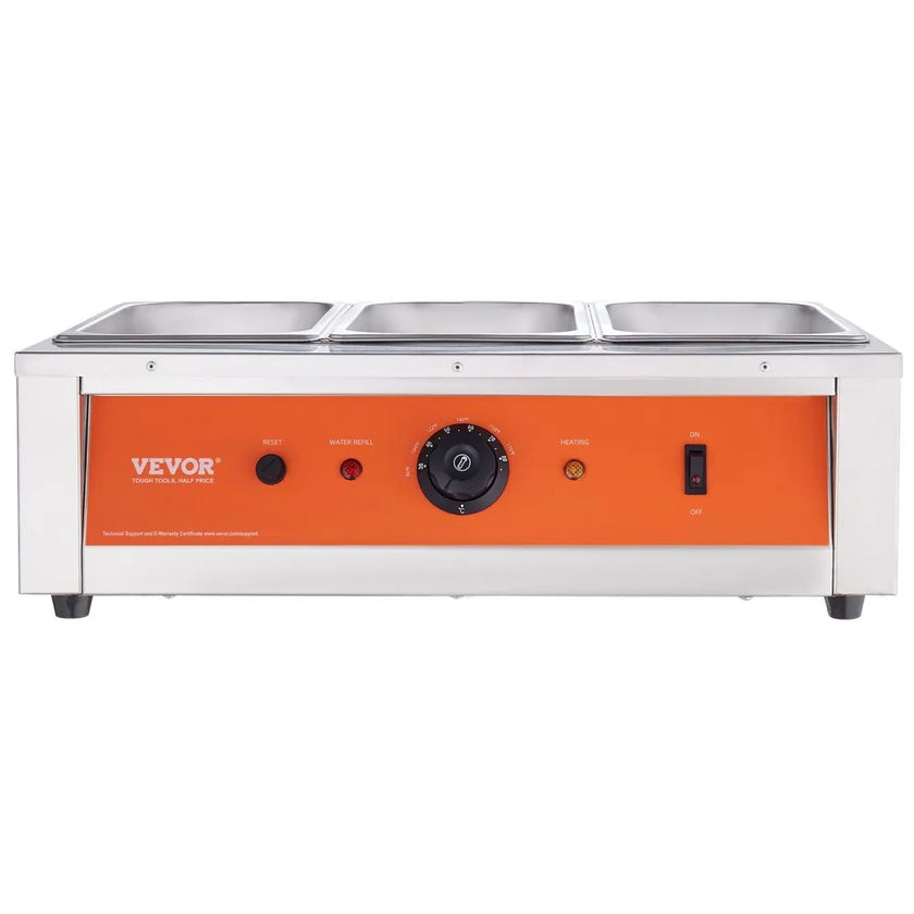 VEVOR Chocolate Tempering Machine, 26.5 Lbs 3 Tanks Chocolate Melting Pot TEMP Control 86~185℉, 1500W Stainless Steel Electric Commercial Food Warmer For Chocolate/Milk/Cream Melting and Heating
