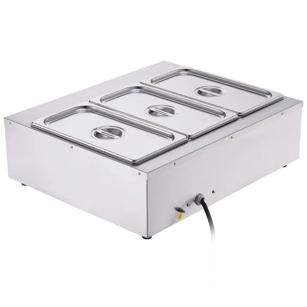 VEVOR Chocolate Tempering Machine, 26.5 Lbs 3 Tanks Chocolate Melting Pot TEMP Control 86~185℉, 1500W Stainless Steel Electric Commercial Food Warmer For Chocolate/Milk/Cream Melting and Heating