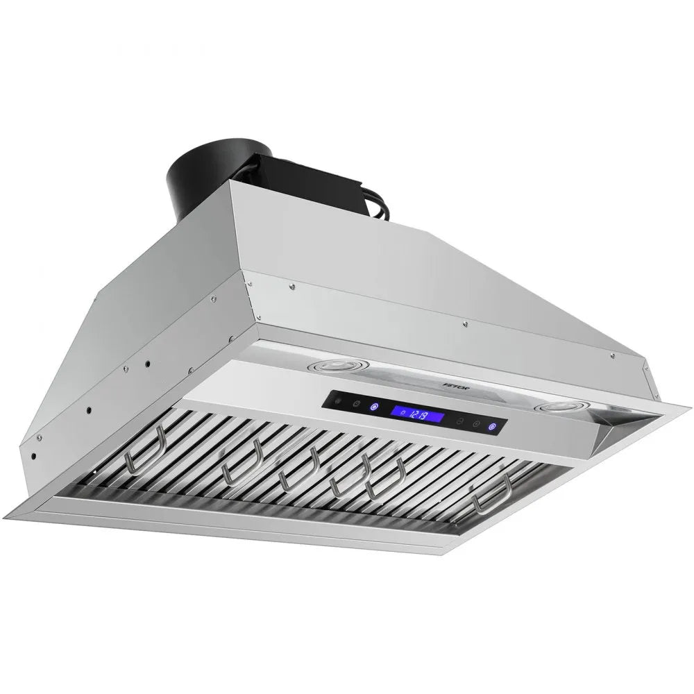 VEVOR Built-in Range Hood Insert Vent Hood 900CFM 30in Touch & Remote Control