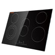 VEVOR Built in Electric Stove Top, 30.3 x 20.5 inch 5 Burners, 240V Glass Radiant Cooktop with Sensor Touch Control, Timer & Child Lock Included, 9 Power Levels for Simmer Steam Slow Cook Fry