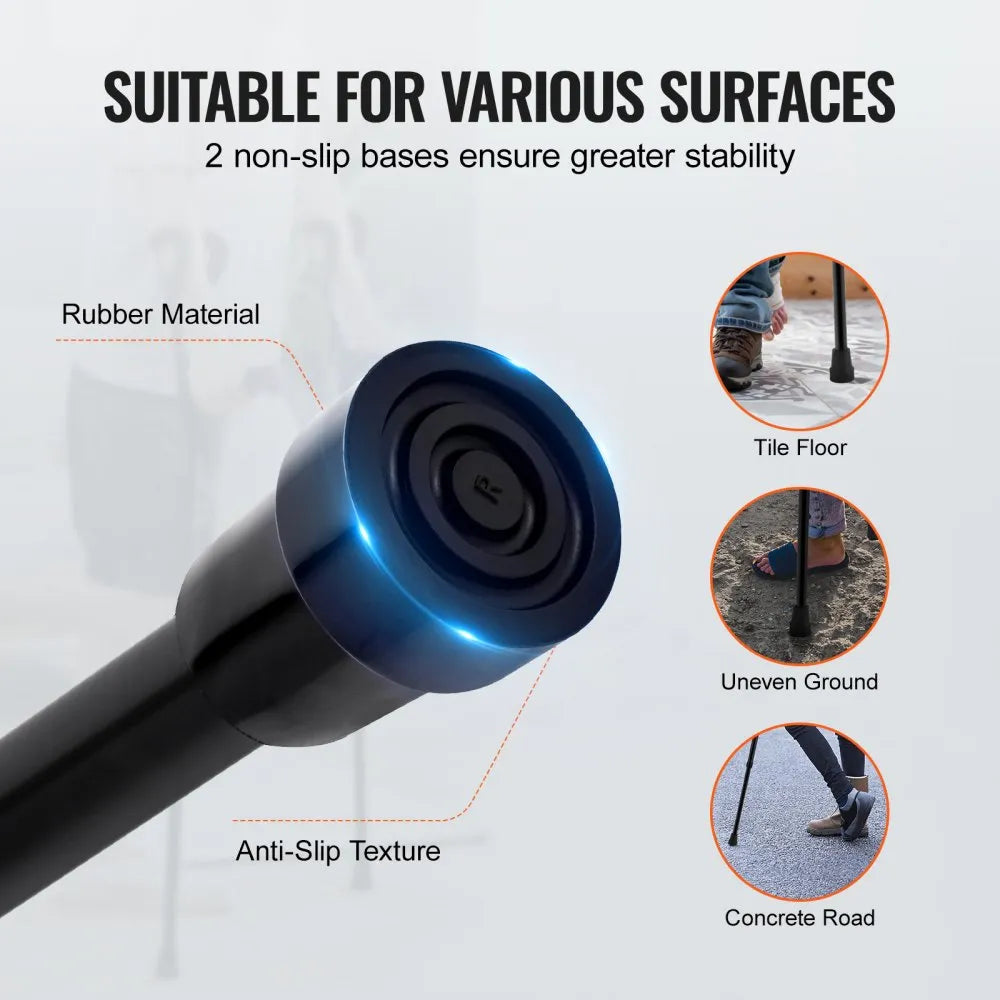 🩺 Forearm Crutches for Adults – 2 Variants Available (350 lb Capacity)