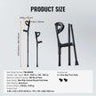 🩺 Forearm Crutches for Adults – 2 Variants Available (350 lb Capacity)