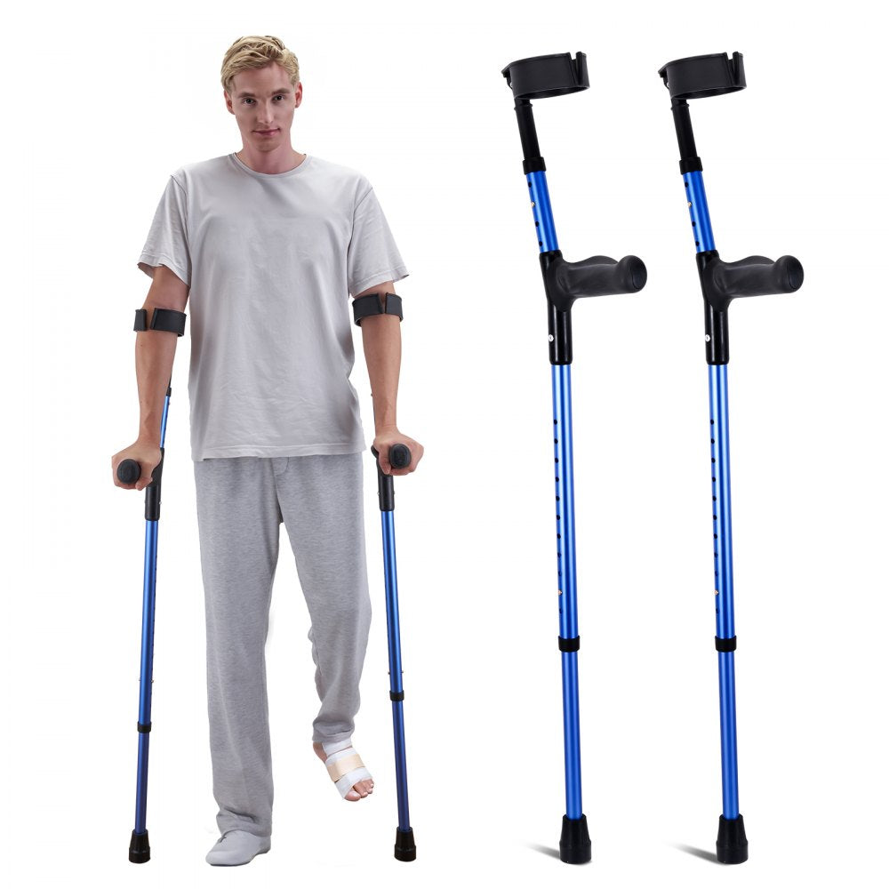 🩺 Forearm Crutches for Adults – 2 Variants Available (350 lb Capacity)