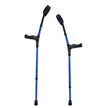 VEVOR Forearm Crutches Aluminum Walking Crutches with Adjustable Height & Cuffs