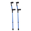 VEVOR Forearm Crutches Aluminum Walking Crutches with Adjustable Height & Cuffs